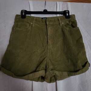 Urban Outfitters Olive Green Corduroy Women Shorts
